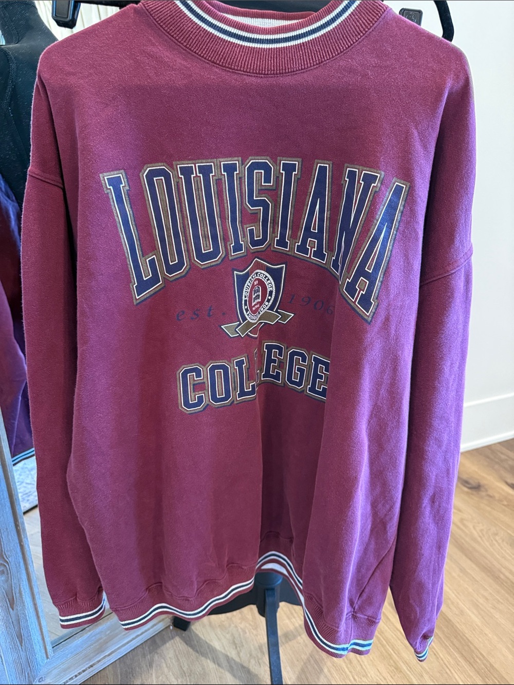 Gear For Sports Maroon and Cream Pullover Sweatshirt